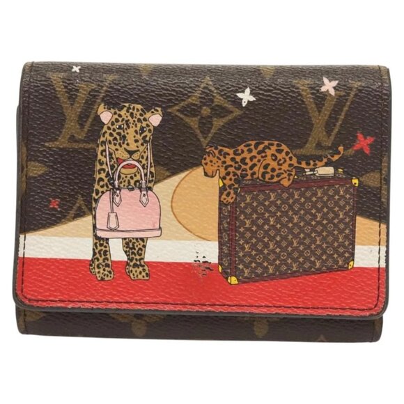 LOUIS VUITTON Animal Print Portefeuille Victorine Wallet - Picture 1 of 16